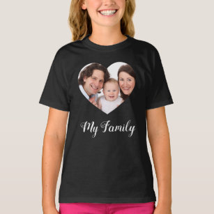 Create Your Own I love My family Valentine's Day T-Shirt