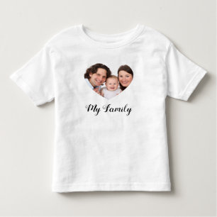 Create Your Own I love My family Valentine's Day Toddler T-Shirt
