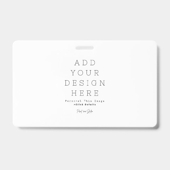 Create Your Own ID Badge (Front)