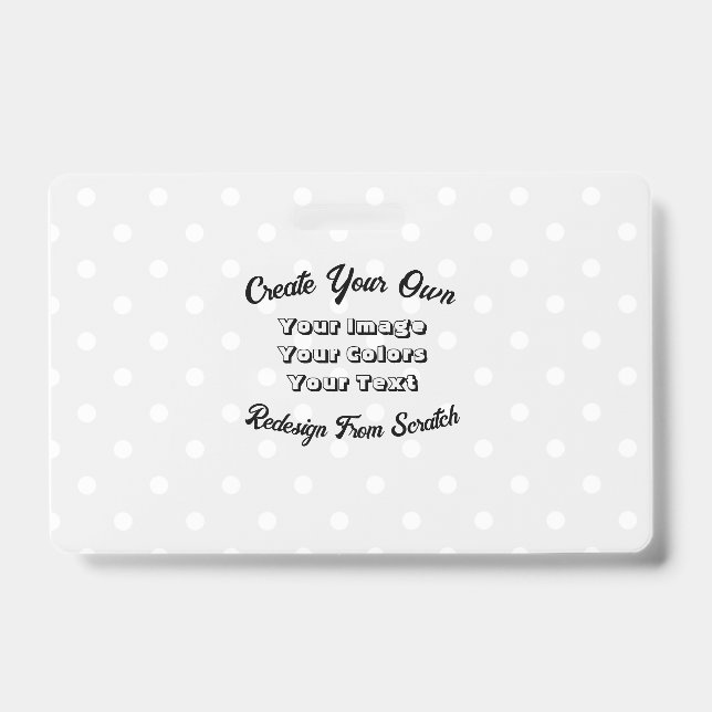 Create Your Own ID Badge (Front)