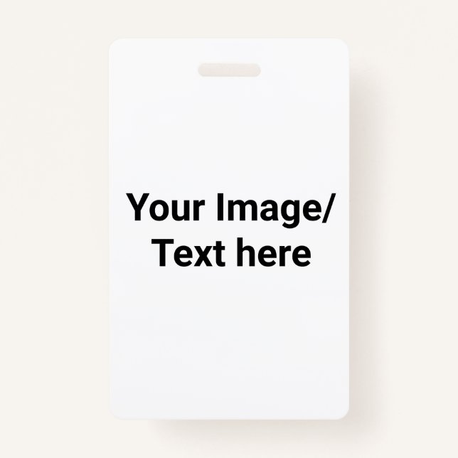 Create Your Own ID Badge (Front)