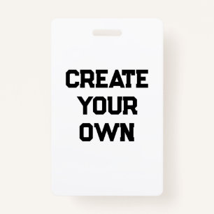 Create Your Own ID Badge