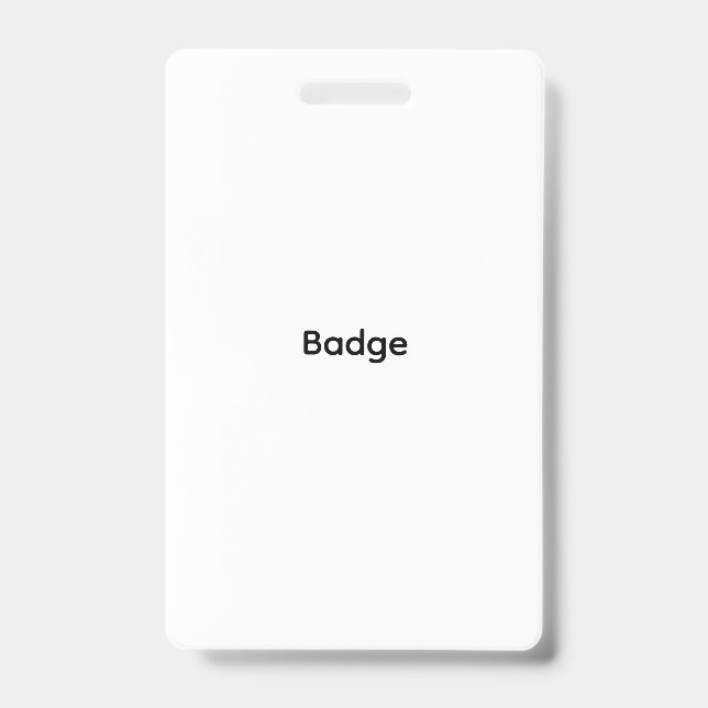 Create Your Own ID Badge (Front)