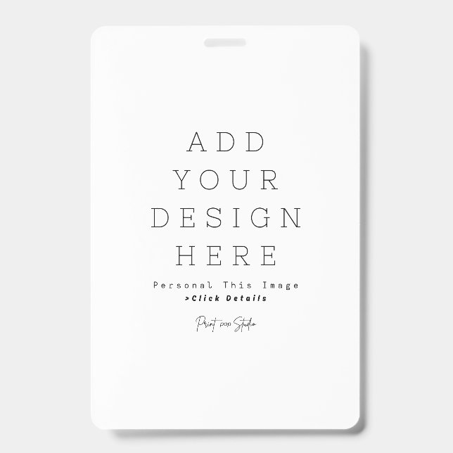 Create Your Own ID Badge (Front)