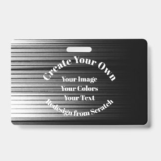 Create Your Own ID Badge