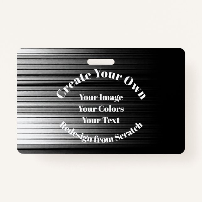 Create Your Own ID Badge (Front)
