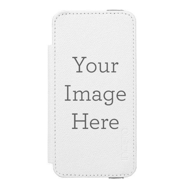 White Incipio Watson™ iPhone SE + iPhone 5/5s Wallet Case, Blank Inner Case (Folio Front)
