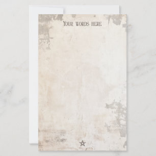 Create Your Own Industrial Aged Stucco Look Grunge Stationery