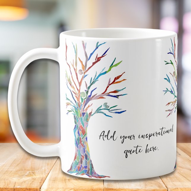 Create Your Own Inspirational Motivational Quote Coffee Mug (Creator Uploaded)