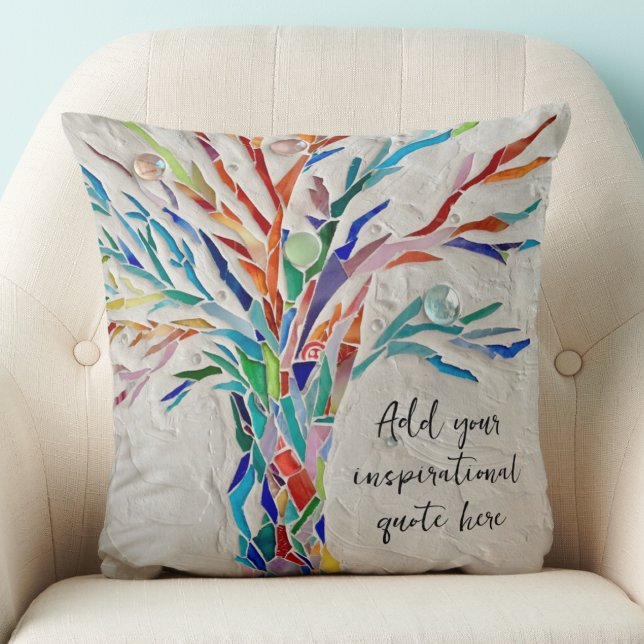 Create Your Own Inspirational Motivational Quote  Cushion (Creator Uploaded)