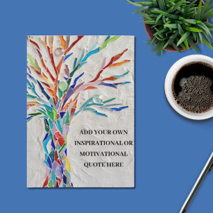 Create Your Own Inspirational / Motivational Tree  Thank You Card