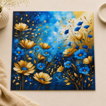 create your own inspirational quote,blue floral