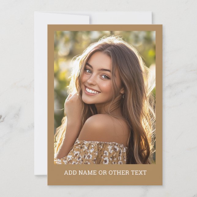 Create Your Own Instagram Art Holiday Card (Front)