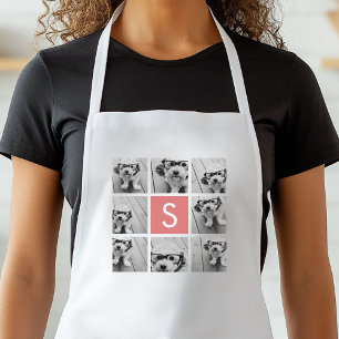 Create Your Own Instagram Collage Custom Monogram Standard Apron