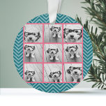 Create Your Own Instagram Photo Collage 9 photos Ornament<br><div class="desc">Use your photos without frames to create your own piece of art! Add your favourite pictures and snapshots to this strip for a fun memory keeper. An artistic way to display your best photo sharing pics.</div>