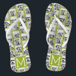 Create Your Own Instagram Photo Collage Lime Jandals<br><div class="desc">Use up to 11 square or selfie phone photos to create a unique and personal gift. Or you can keep the hipster puppy and make a trendy keepsake. If you need to adjust the pictures,  click on the customise tool to make changes.</div>