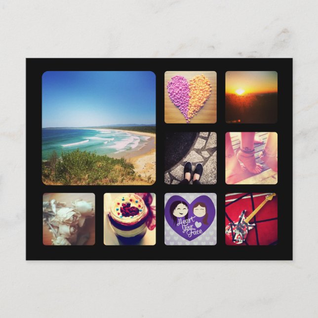 Create Your Own Instagram Postcard (Front)