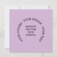 Create Your Own Invitation