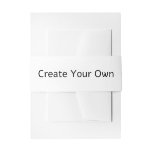 Create Your Own Invitation Belly Band
