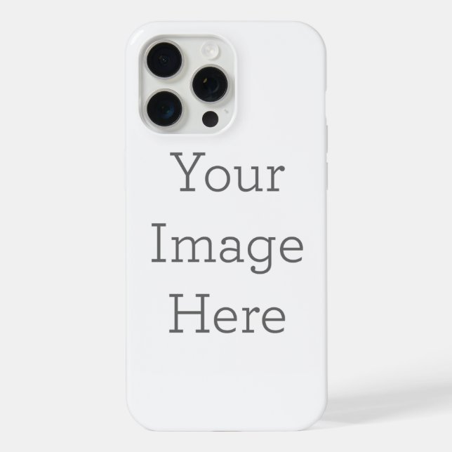 iPhone 15 Pro Max Slim Fit Case, Glossy (Back)