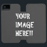 Create Your Own iPhone SE  iPhone 5/5s Wallet Case Incipio Watson™ iPhone 5 Wallet Case<br><div class="desc">Design your own Black iPhone SE  iPhone 5/5s Wallet Case with Zazzle's amazing personalisation tool. 
Add your own text,  photo,  image,  or design.</div>