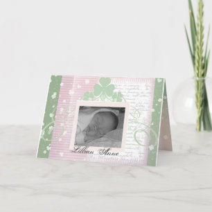 Create your own Irish Baby Announcements