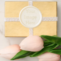 Create Your Own Ivory White 1.25" Wax Seal Sticker