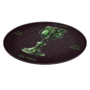 Create Your Own Jade Green Chalice Cutting Board