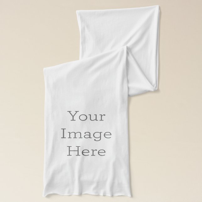 White Jersey Scarf (Left)