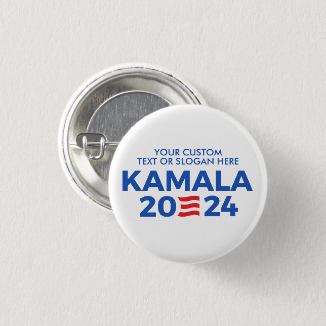 Create Your Own Kamala Harris 2024 Rectangular Sti 3 Cm Round Badge (Front & Back)