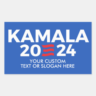 Create Your Own Kamala Harris 2024 Rectangular Sticker