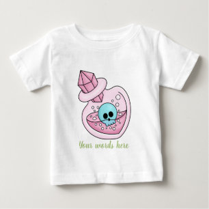 Create Your Own Kawaii Skull Love Potion Baby T-Shirt