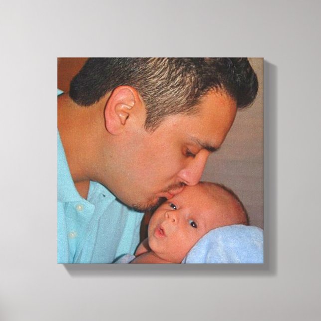 Create Your Own Keepsake Remembrance Photo Canvas Print (Front)