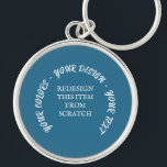 Create Your Own Key Ring<br><div class="desc">Create your own custom party,  prom,  wedding and event supplies and favours,  personalised gifts for any occasion,  promotional products and more. Visit Retroville Florist on Zazzle to view our entire collection.</div>
