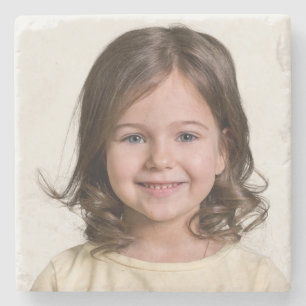 Create Your Own Kid Child Photo Custom Picture Stone Coaster