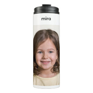 Create Your Own Kid Child Photo Custom Picture Thermal Tumbler