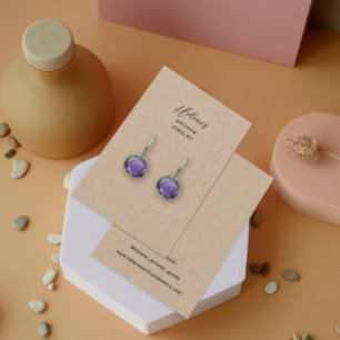 Create your own Kraft Jewellery Earring Display Ca
