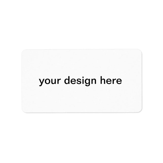 create your own labels (Front)