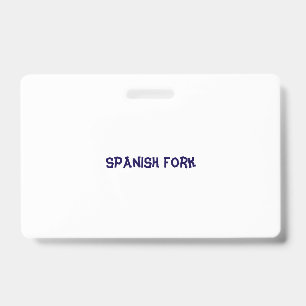 Create Your Own Landscape PVC Plastic Badge ID Badge