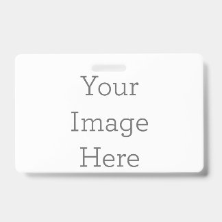 Create Your Own Landscape PVC Plastic Badge ID Badge