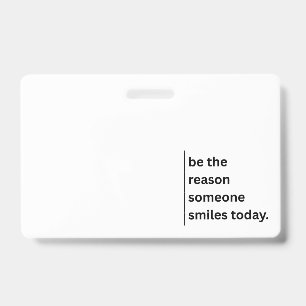 Create Your Own Landscape PVC Plastic Badge ID Badge