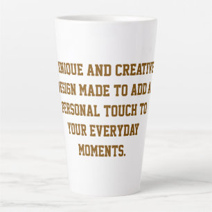 Create Your Own Large 17oz Latte Mug