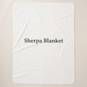 Create Your Own Large (60"x 80") Sherpa Blanket