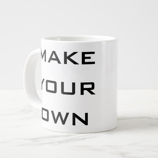 Create Your Own Large Coffee Mug (Front Left)