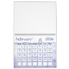 Create Your Own Large English US Calendar