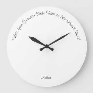 create your own large wall clock