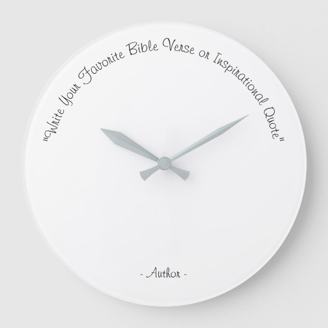 create your own large wall clock (Front)