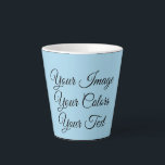 Create Your Own Latte Mug<br><div class="desc">Create your own custom wedding favours,  gift wrap and packaging,  custom colour decorations and invitations,  personalised jewellery and more!</div>