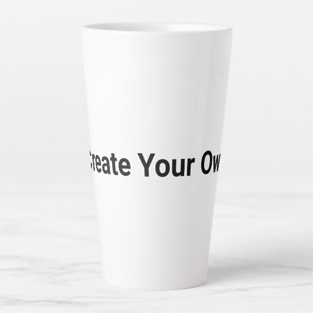 Create Your Own Latte Mug (Front)