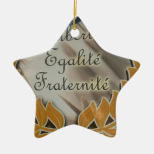 Create Your Own Liberty Equality Fraternity Ceramic Tree Decoration